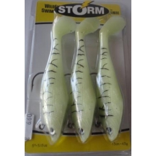 Storm Wildeye Swim Shad 5" ou 13cm 43gr (Glow Tiger) 